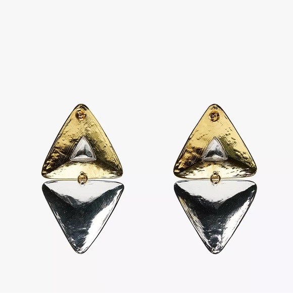 🔥🔥Zara Mismatched Geometric Earrings - Picture 5 of 5